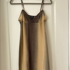 BCBG neutral slip dress